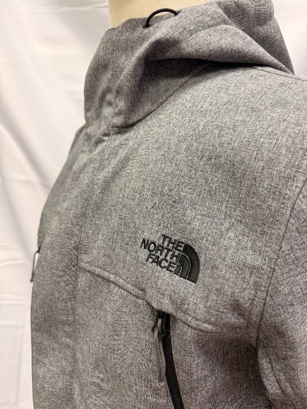 The North Face WindWall Hooded Softshell Parka Coat Men’s M Gray